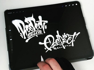 Respect gallery brushpen calligraphy fatcap graffiti lettering logo logotype respect spray tagging type typography каллиграфия леттеринг