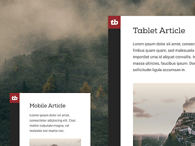 Dribble Drabble responsive website