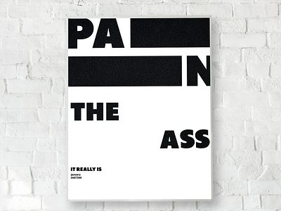 Pain - Poster Design black black white black and white blackandwhite design graphic graphic design minimal minimalism minimalist poster poster art poster design texture type typeface typographic typography typography poster