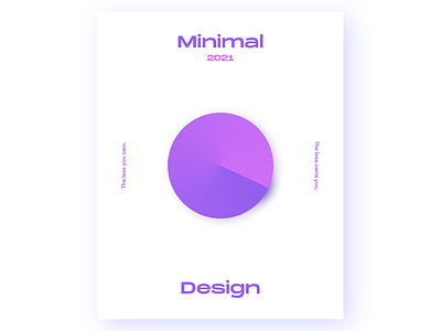 Minimalism #2 design gradient graphic graphic design graphicdesign minimal minimalism minimalist minimalistic modern modernism poster poster a day poster art poster design posters trendy trendy design