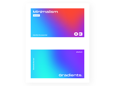 Minimalism #3 design extended gradient gradient design gradients graphic graphic design graphicdesign graphics minimal minimalism minimalist minimalistic poster poster a day poster art poster design posters sanserif typography