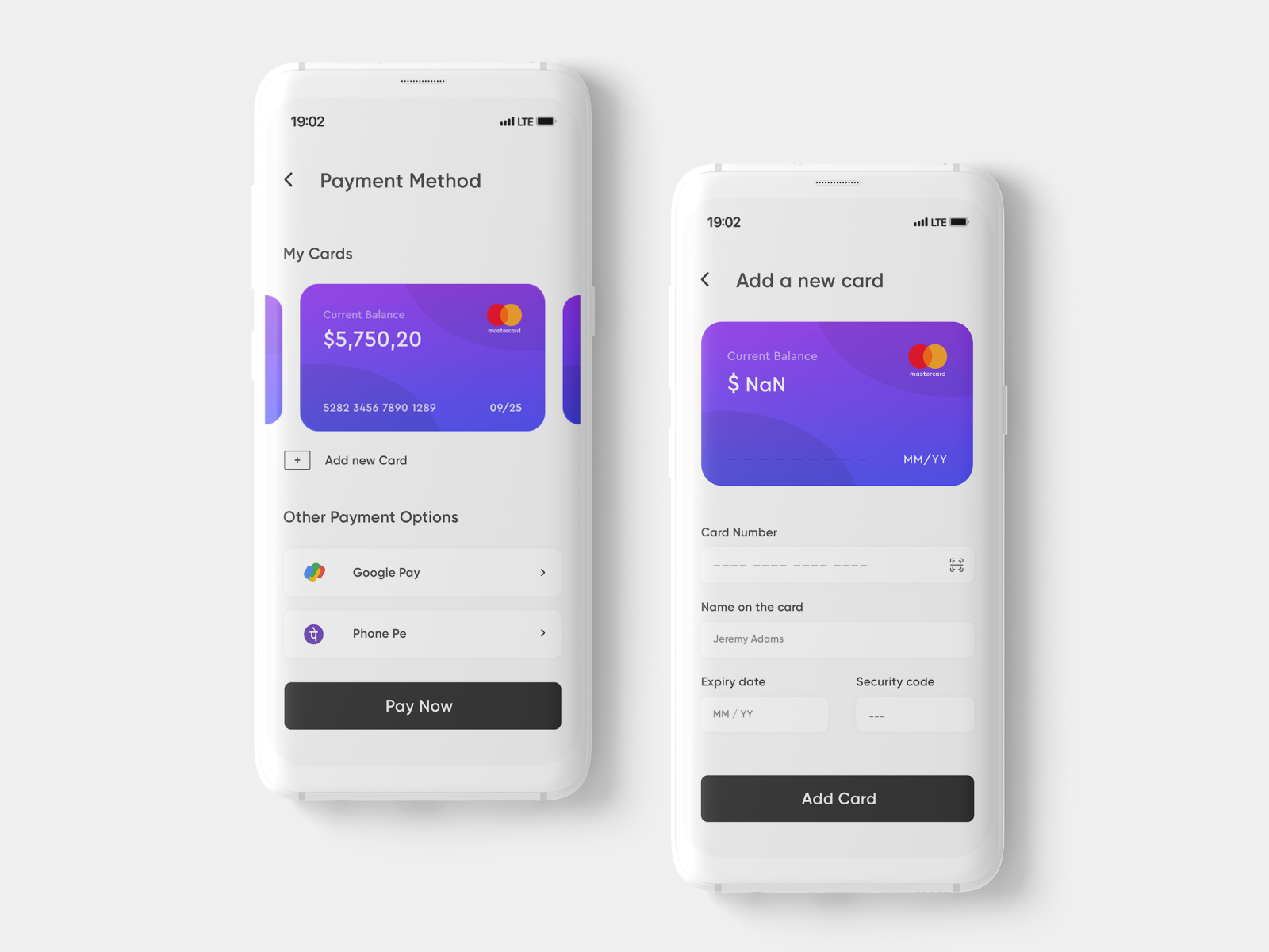 #2 - Credit Card Checkout by Kailash Saravanan on Dribbble