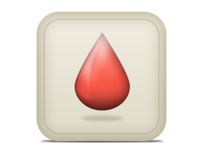 Bloodnote icon blood icon ios iphone