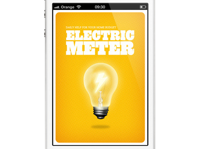 Electric app - concept app applications ios iphone