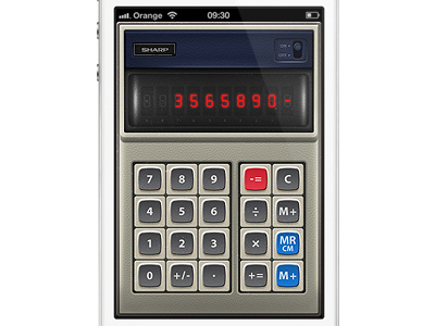 Old calc app applications ios iphone