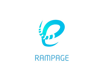 RAMPAGE adobeillustator branding concept design logo logoconcept logodesigns minimal simple logo vector