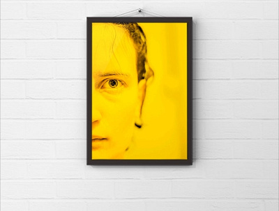 Then she cried artwork eye face heartbroken monochrome person photography sad selfportrait woman yellow