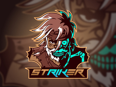 Striker art branding icon illustration illustrator logo vector
