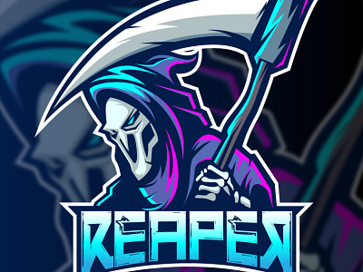 Reaper animation art branding design icon illustration illustrator logo vector