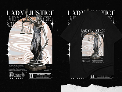 Lady Justice Artwork - Tshirt Merch