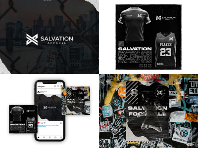 Salvation Apparel Logo & Branding Social Media apparel artwork branding design streetwear tshirt urban