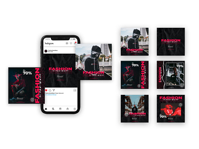 Urban Fashion - Branding Social Media Concept