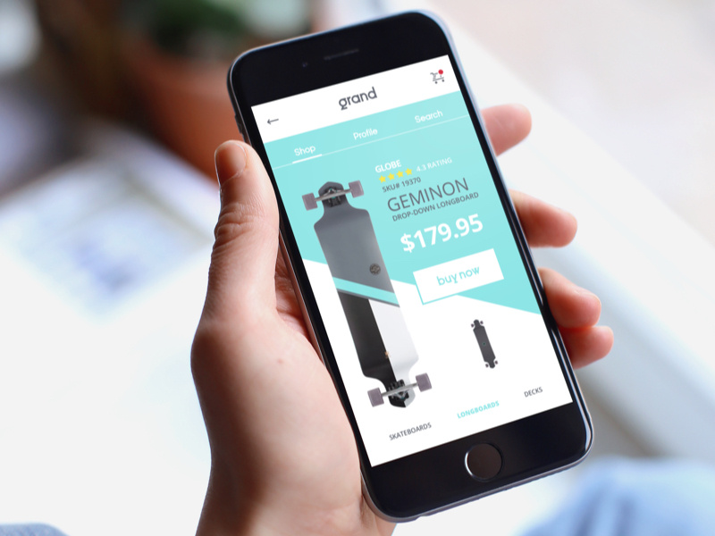 Grand Product Page creative mobile mockup graphicdesign prototype graphic sketch mac ux ui design