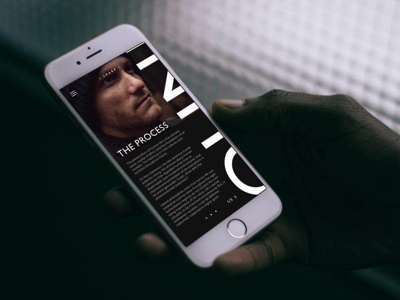 The Process animation creative mobile mockup prototype graphic sketch mac ux ui design