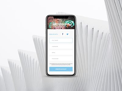 Daily UI #001 Sign Up daily design iphonex mockup signup sketch ui ux