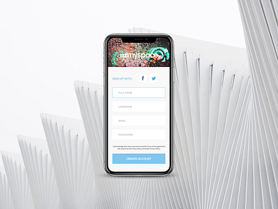 Daily UI #001 Sign Up daily design iphonex mockup signup sketch ui ux