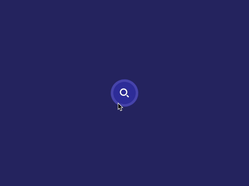Pop Search button ux ui icon bar search animation flinto