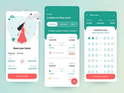Airline/Flight Ticket Booking App ✈