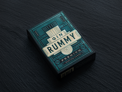 Gin Rummy Playing Card Deck