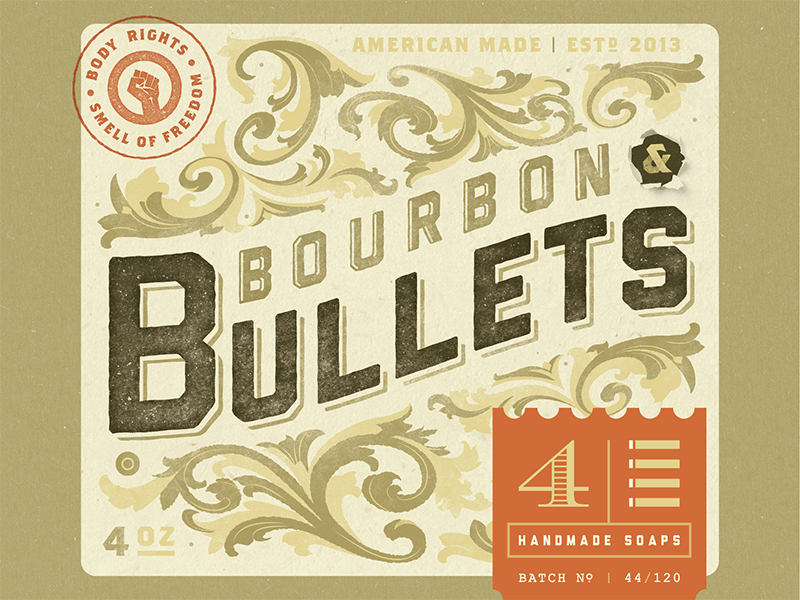 Bourbon & Bullets Gif ammo bourbon bullets manly old rustic soap texture vintage