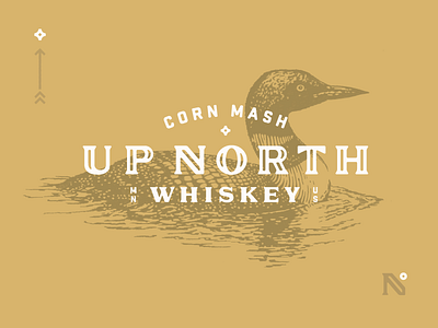Up North Whiskey corn mash degrees gold loon north northern star whiskey wild