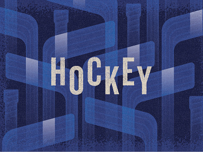 Hockey Pattern contrast hockey overlay overprint pattern puck purple sports stick type