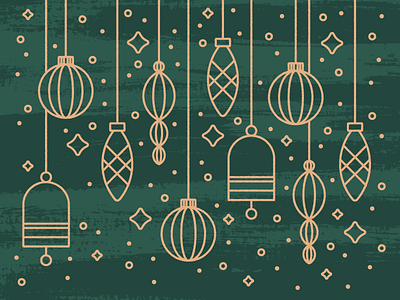 Sparkle, Sparkle christmas design gold green illustration joy lines merry ornaments shiny sparkle