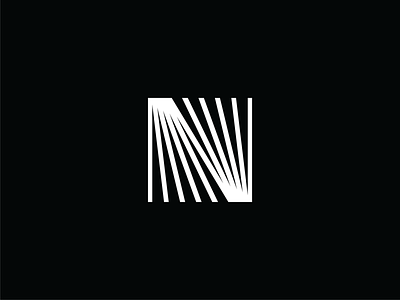Nerdery Brand Refresh black brand design icon line lines logo minimal pattern white