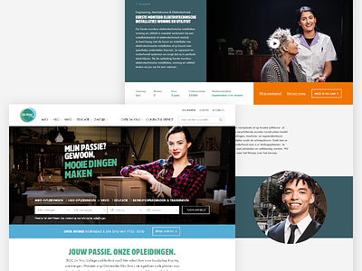 Da Vinci College - Homepage & Education detailpage detailpage education homepage seo ui web design web page