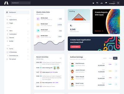 Super excited to release these new goodies soon... admin app bootstrap chart dark dashboard engage flat graph product sidebar sidebar menu stats table timeline ui ux