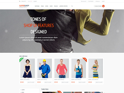 Bootstrap 3 Full Featured eCommerce HTML Template Free 3 bootstrap ecommerce flat freebie html landing page pricing product shop table