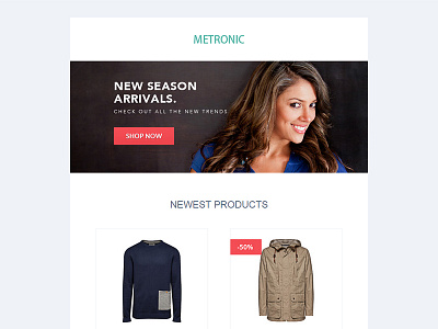 Metronic - Responsive Admin Dashboard Template. Email Template 3