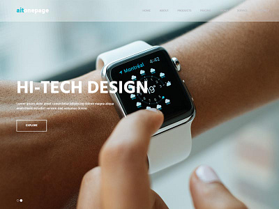 AitOnepage – Responsive Parallax One Page Bootstrap Theme