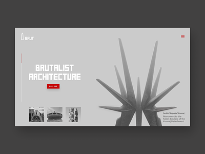 Brutalist Architecture - Landing Page