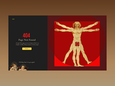 Renaissance Art - 404 Page 404 404 error 404 not found 404 page angels art da vinci leonardo da vinci library mappa mundi raphael rebound rebounds renaissance ui ux visual art visual design web design