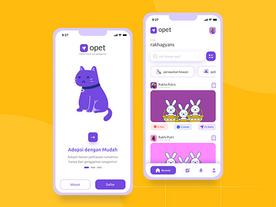 Opet Mobile App Design @daily ui app design flat icon illustration ui uidesign ux vector