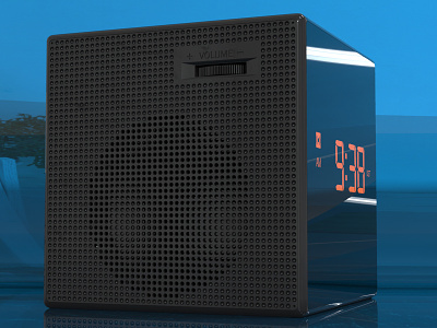 Alarm Clock Radio Rendering 3d 3d rendering artists product