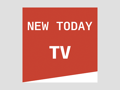 New Today Tv App Icon android app appicon flat icon ios minimal mobile
