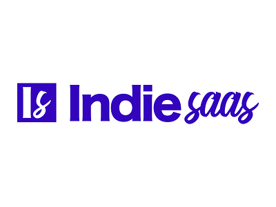 Indie Saas Logo branding indie logo saas sideproject