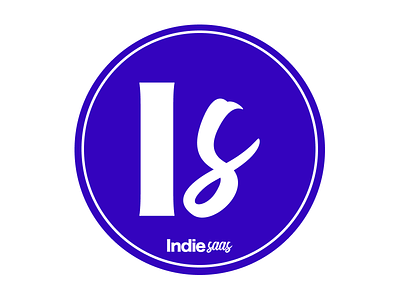 Indie saas coaster branding coaster logo