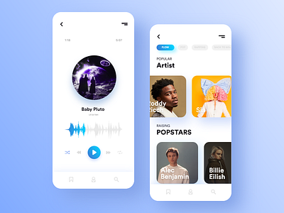 Music App UI adobe xd app design app interface app ui appuidesign music app music ui ui ux ui design ui icons ui inspiration ui kit uidesign uiux