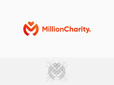 Million Charity Logo Design behance branding creative creative design creative logo design dribbble dribbblers flat logo logo brand logo concept logo creator logo design logo design branding logo icon logo inspiration logo mark logos red