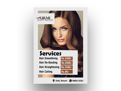 Salon Offer Banner banner ad banner design branding design offer photoshop poster salon ui