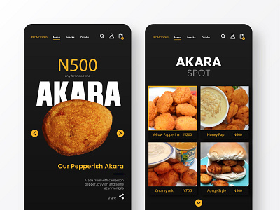 Akara Spot Food App