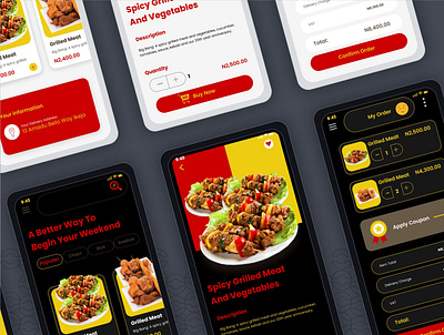 Food Delivery App product design ui uiux user interface userexperience
