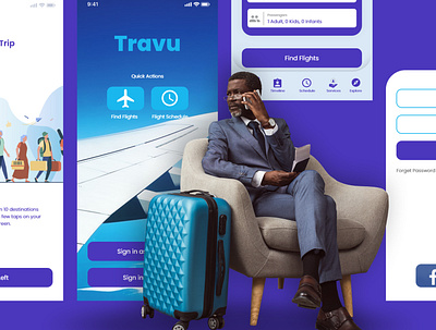 Travu mobile app design graphic design product design ui uiux user experience user interface