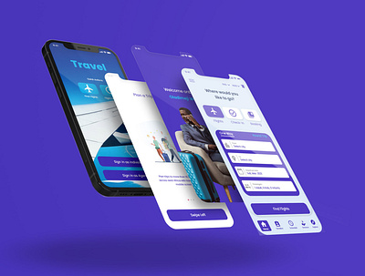 Travu Mobile App Design design graphicdesign product design travel app ui uiux user experience user interface
