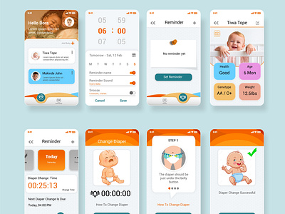 Baby care app