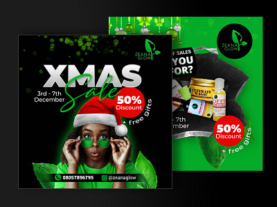 XMAS SALE PROMO branding design graphicdesign illustration product design social media social media design