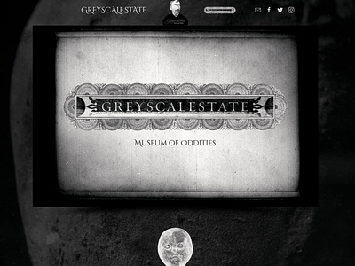 Greyscalestate Museum of Oddities art art direction branding design gallery illustration logo museum webdesign website